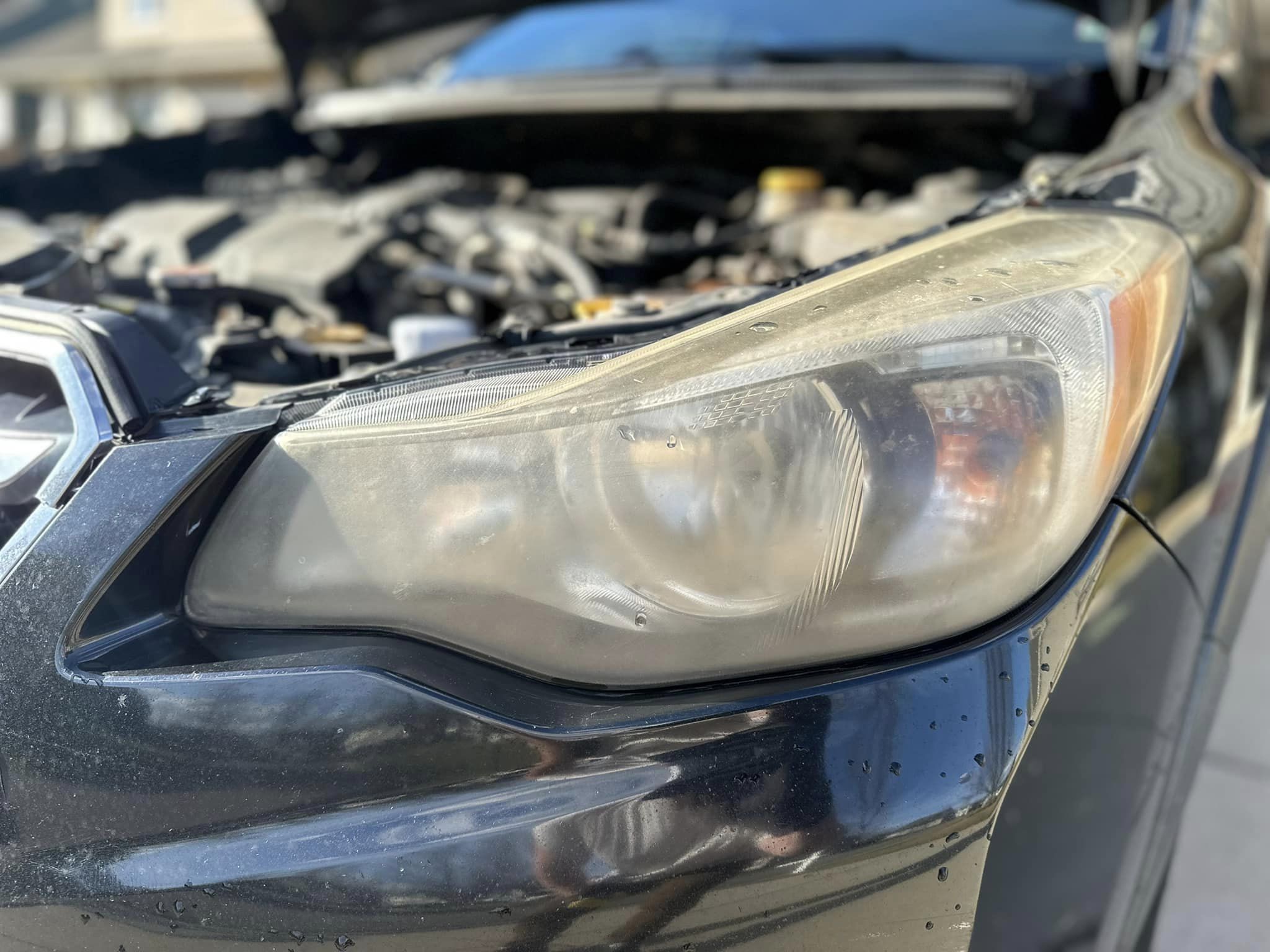 Headlight in need of restoration